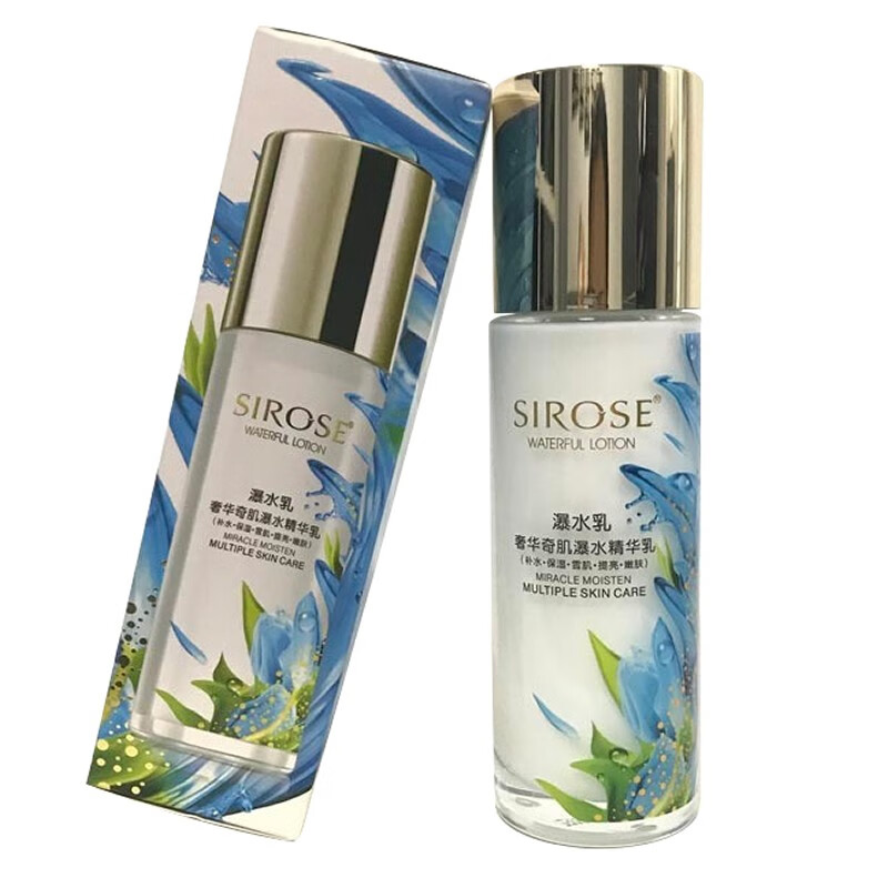 sirose白皙瀑水乳 奢华奇肌瀑水精华乳100ml保湿乳液 (1瓶)