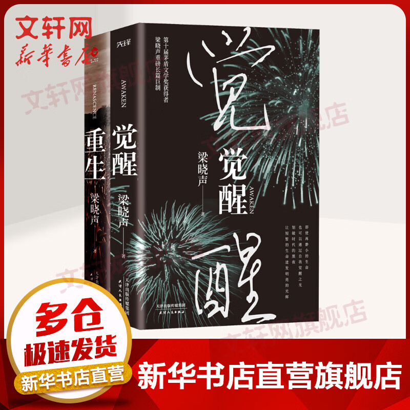 觉醒+重生 第十届茅盾文学奖获得者梁晓声作品