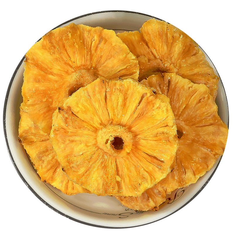淳束【不加糖 無添加劑】西雙版納菠蘿干手工鳳梨干云南特產(chǎn)孕婦零食 2斤（250gx4袋）