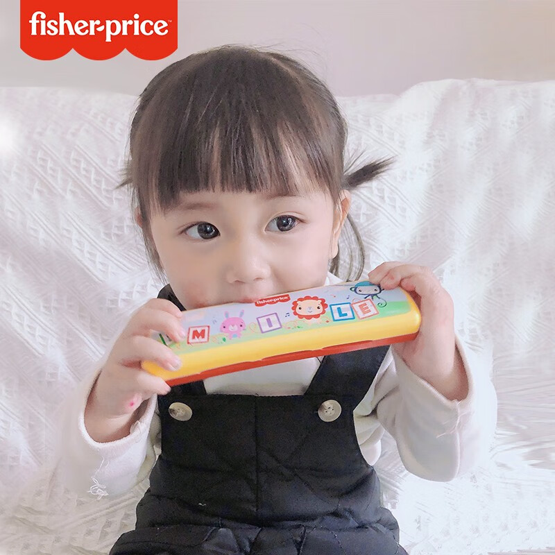 费雪（Fisher-Price）口琴 宝宝早教音乐启蒙初学者吹奏乐器婴幼儿童玩具六一儿童节礼物礼品
