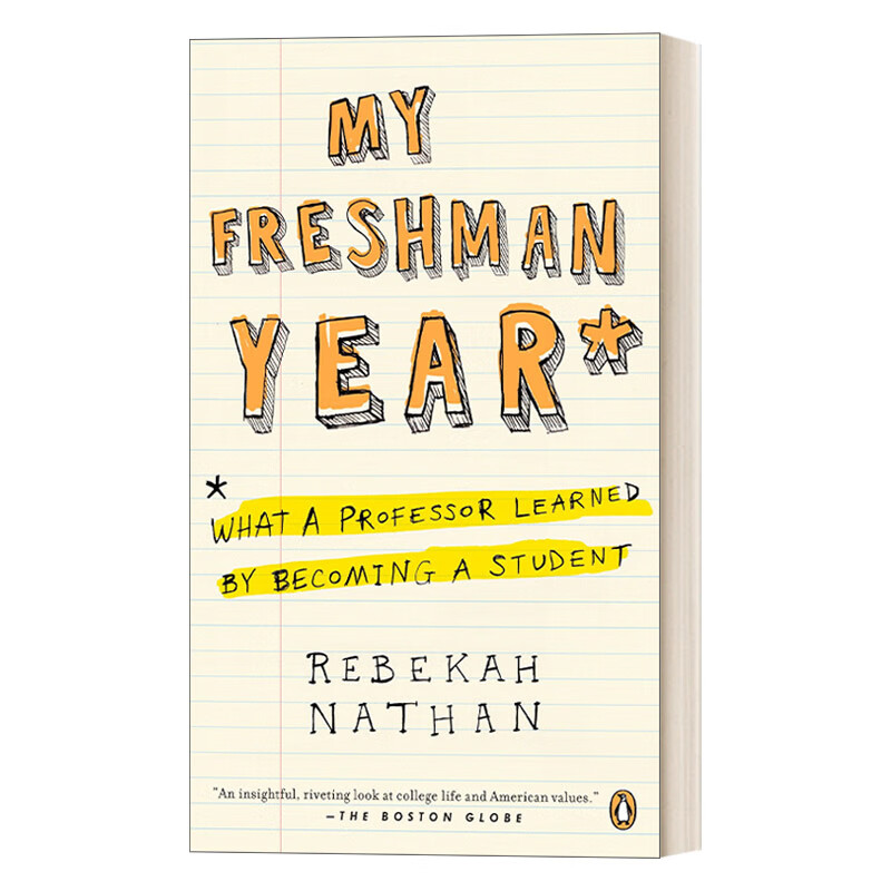 进口原版 my freshman year 读懂大学新一代 教授从学生中学到了什么