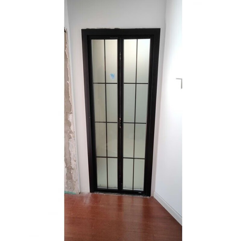 索梵 厨房小折叠门室内移门卫生间门硅镁铝合金长虹钢化玻璃门 双层钢化玻璃一平方