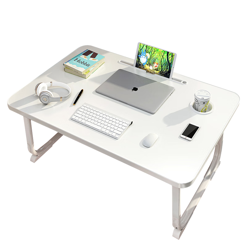 全品屋床上电脑桌床上书桌电脑桌可折叠桌子床上桌宿舍神器学习小桌子