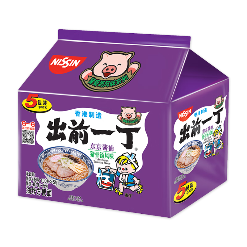 方便食品价格比较推荐：东京酱油猪骨汤味100g*5，口感鲜美，销量走势强劲|京东方便食品历史价格在线查询