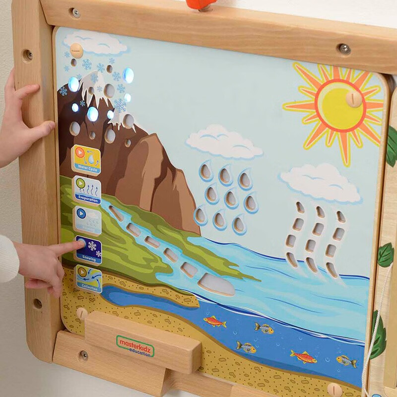 masterkidz贝思德 儿童玩教具墙面游戏 - 水循环 3岁以上