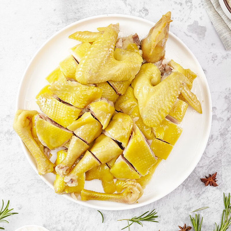 天农广府盐焗清远鸡熟食供港整鸡肉古法盐焗鸡清远老母鸡正宗广味 广府盐焗清远鸡1斤*1只