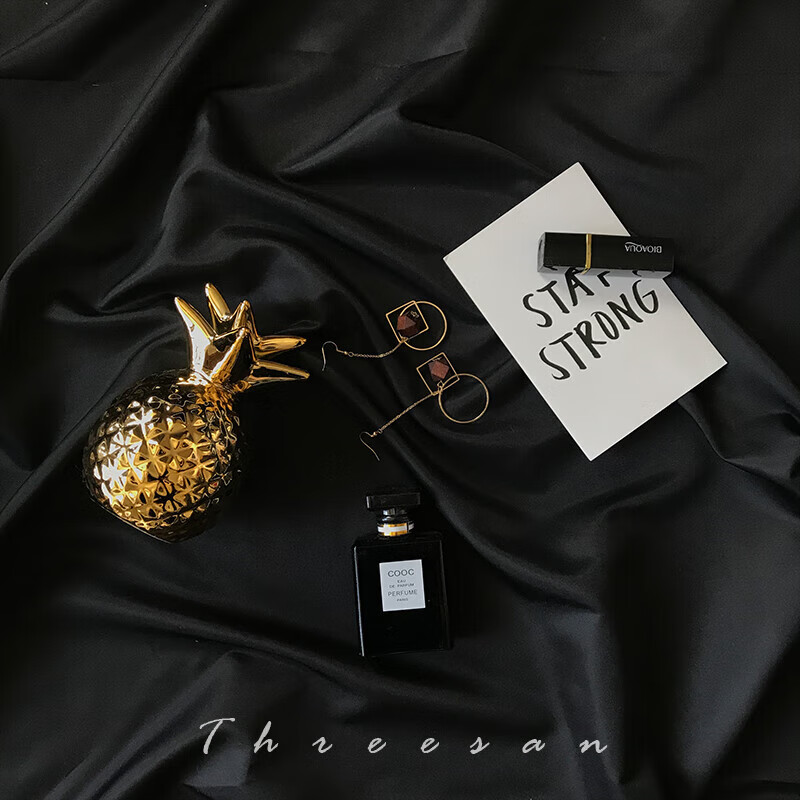 舒凯福黑色拍照背景布吸光布不反光ins网红直播间装饰写真摄影棚道具