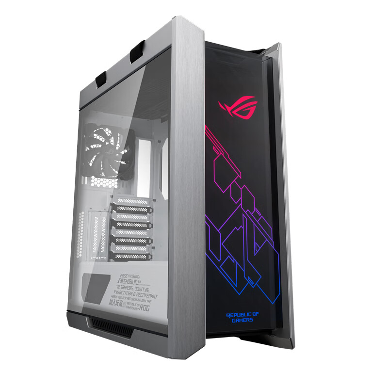 strix helios 太阳神系列gx601 中塔侧透玻璃机箱 gx601白色