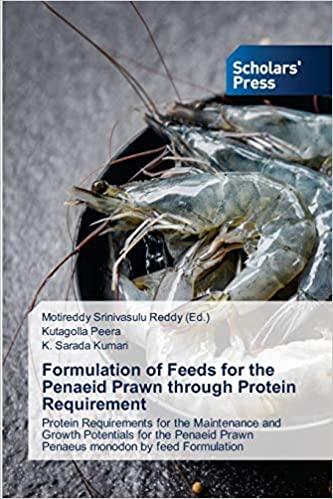 预订formulation of feeds for the penaeid prawn throu
