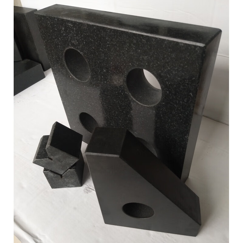 米逡大理石角尺大理石直角尺高精度90度角尺直角规 160*100*40两面