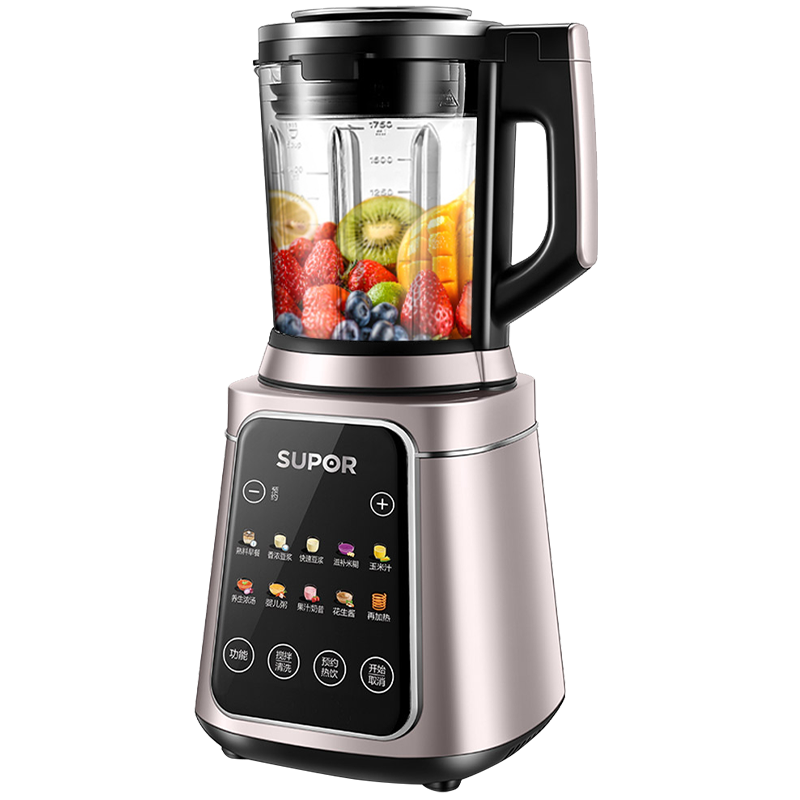 苏泊尔（SUPOR） 可拆洗系列低音破壁机家用智能预约加热破壁料理机榨汁机豆浆机绞肉机果汁搅拌辅食机 升级款SP39S