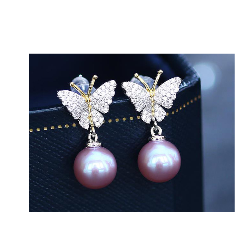 ���׼�Լ�ض�ǿ���������������Ů�Ѱ�ɫ�������S925����������Ů 6-7mm