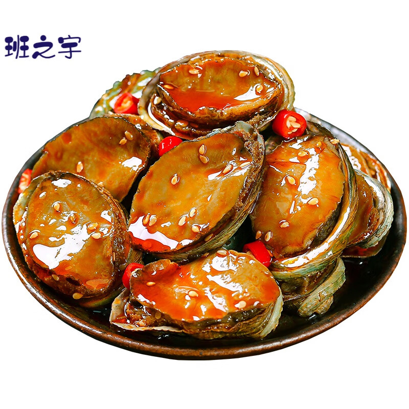 虎钢馋香麻辣鲍鱼罐头即食小海鲜熟食佛跳墙加热即食罐装