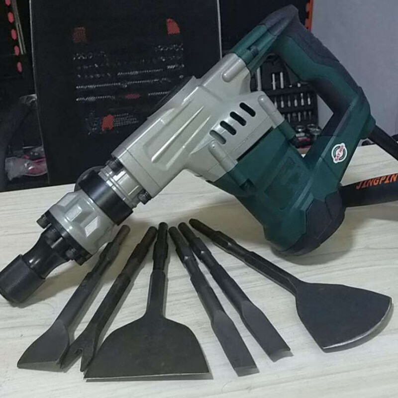 雷霆金钢拆电机工具拆铜神器拆解电机电镐头大铲工具 大功率电镐加六