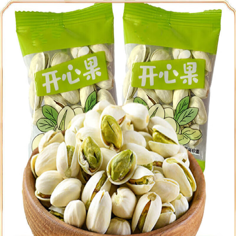 翰鸥斐开心果盐焗味独立小包装小袋休闲零食小吃炒干货年货坚果 原味 