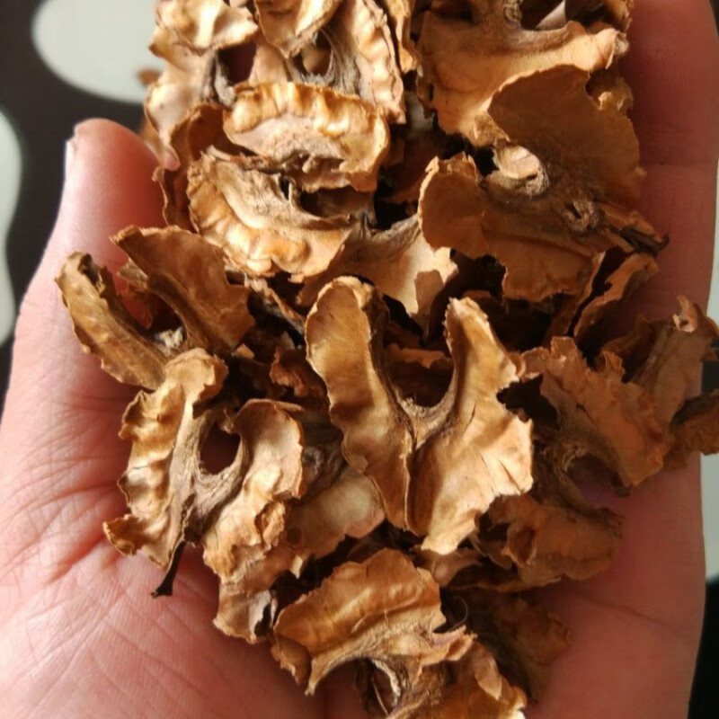 吕梁山野生老树特级新货分心木隔心木粉黑核桃分心木片状 500克片状分