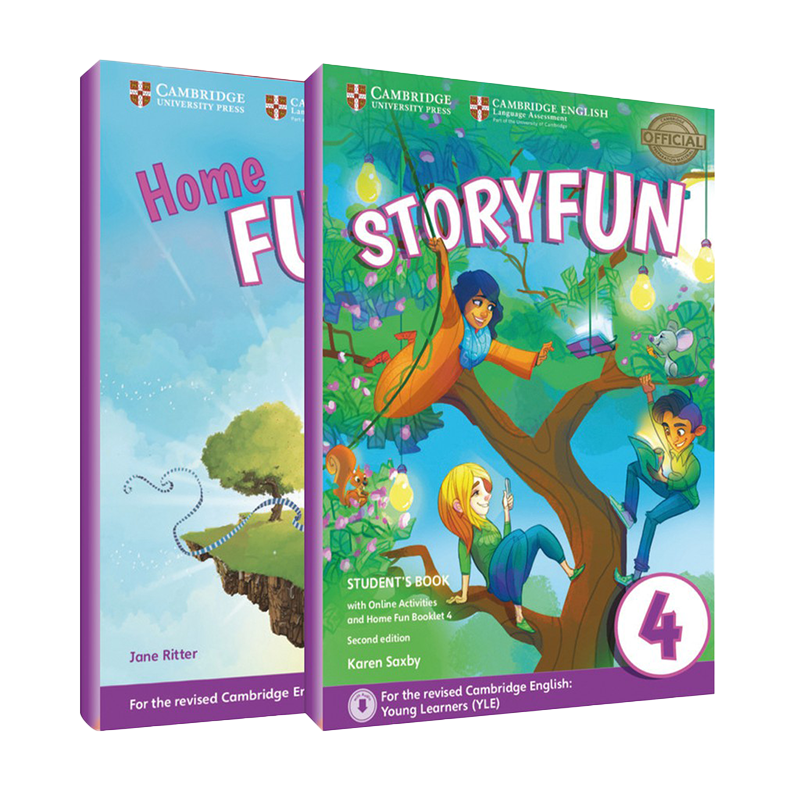 剑桥少儿英语YLE考试教材Storyfun for Movers 4级别学生书+练习册