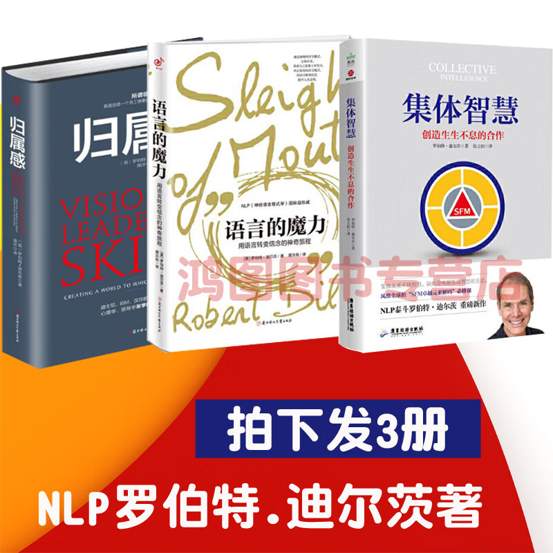 套装3册 语言的魔力 归属感 集体智慧团