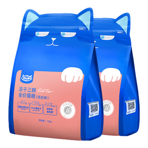 ���ڲ������ร�WOWO��è����è����ȫ��è�������������޹�è����˿��ζ ����������˿ζ1.5kg*2��