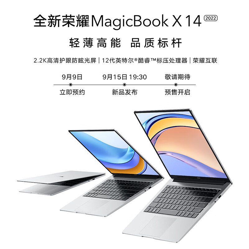 全新荣耀MagicBook X 14 2022（12代i5标压）