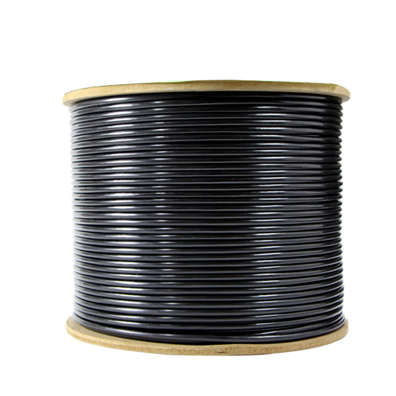 献瑜4芯8芯网线带电源一体线 室外网络综合线户外双绞监控线300米 4芯