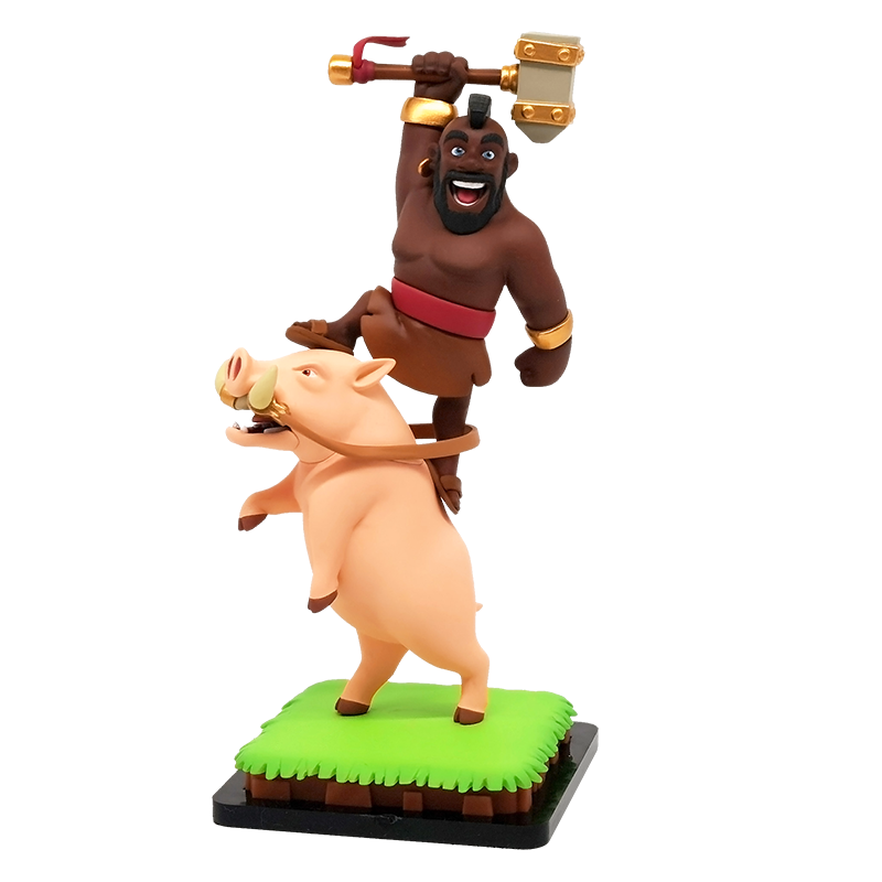 clcey部落冲突 皇室战争骑士野猪骑士女武神野蛮人 野猪骑士 中号