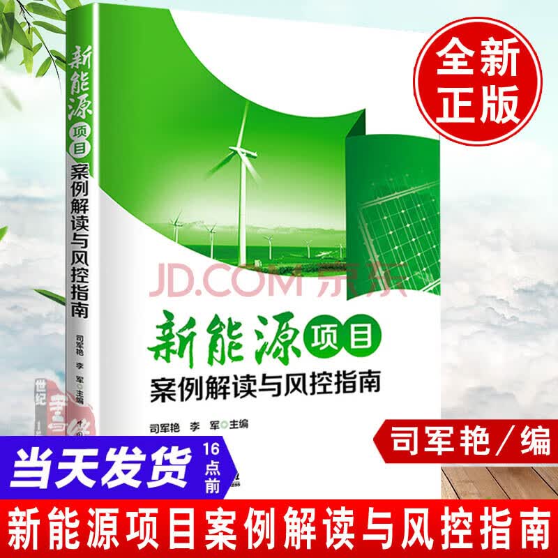 新能源项目案例解读与风控指南司军艳中国电力出版社有限责任公司9787519857332 工业技术书籍