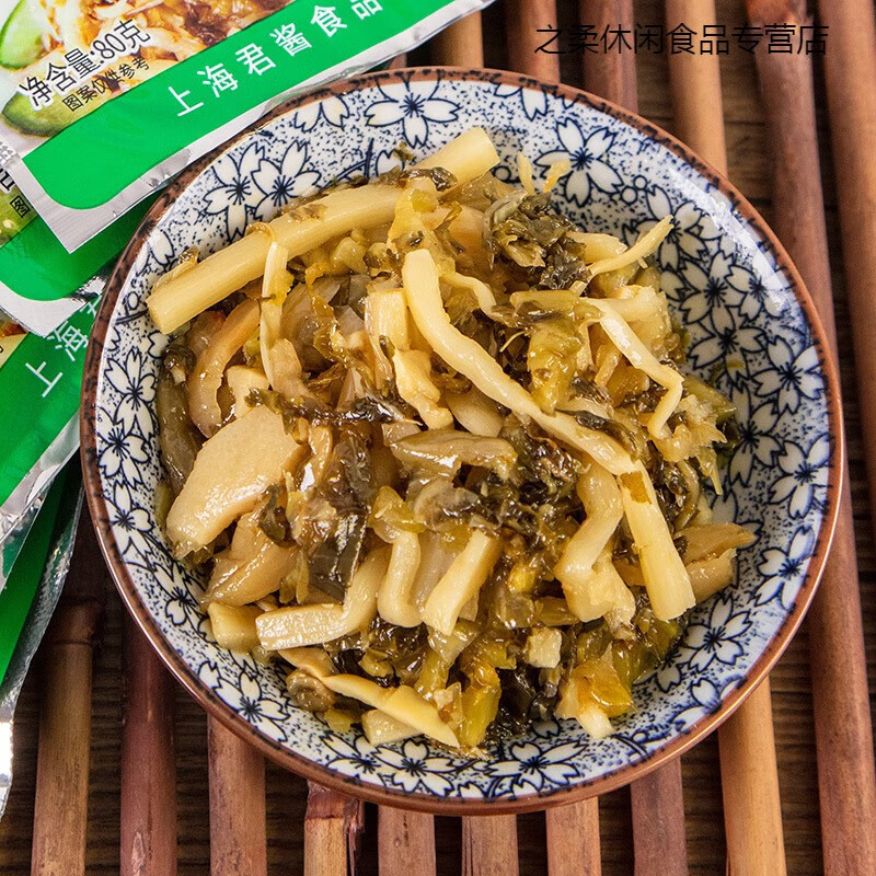 鲜有志梅菜笋丝酱菜下粥饭搭配小菜