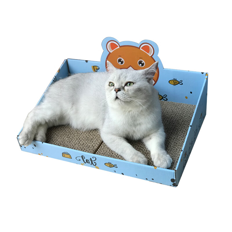 喜帅 猫抓板 瓦楞纸宠物猫抓板 长方形猫猫窝 成猫幼猫猫咪用品大号猫盒