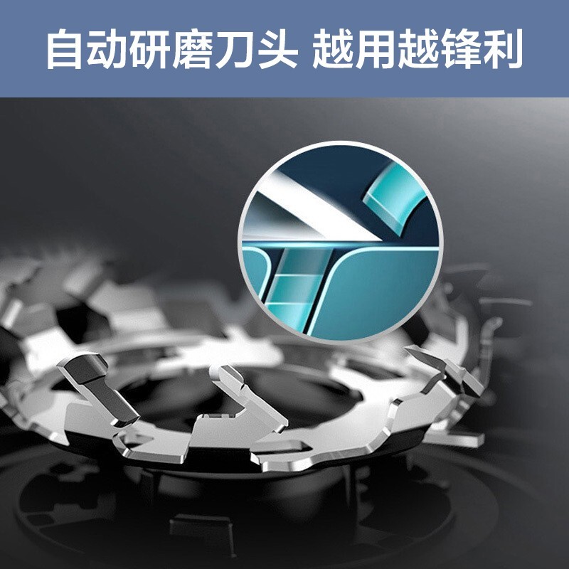 【全新上线】飞利浦剃须刀电动刮胡刀 进口三刀头 全身水洗 干湿两用胡须刀 升级闪充 明星同款须刀S1203