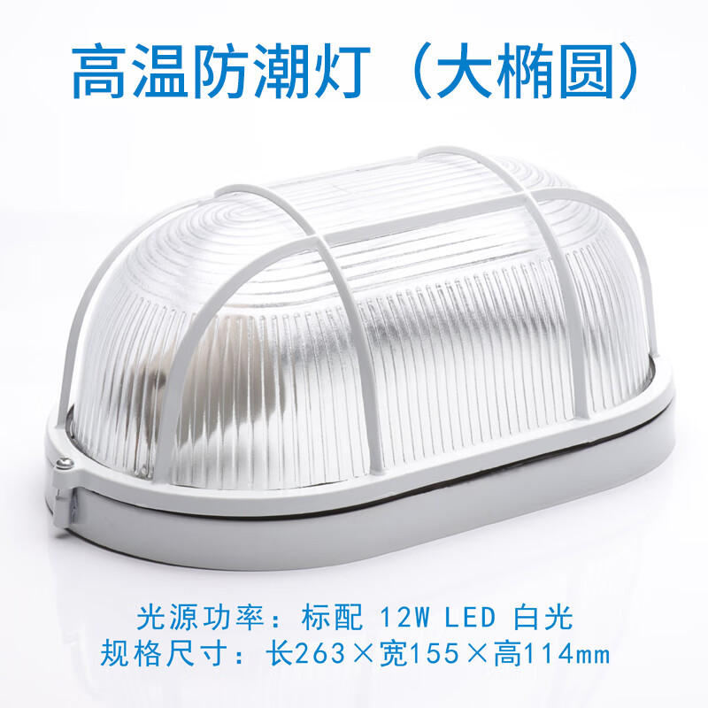 雷迪辉防潮防水LED灯桑拿干蒸房湿蒸房专用防爆灯防水耐高温玻璃灯110度主图0