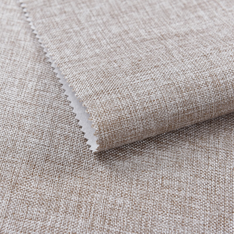 唔哩 加厚亚麻无缝墙布素色奢新卧室客厅屋壁布(下单前咨询) 茶鼠色(j