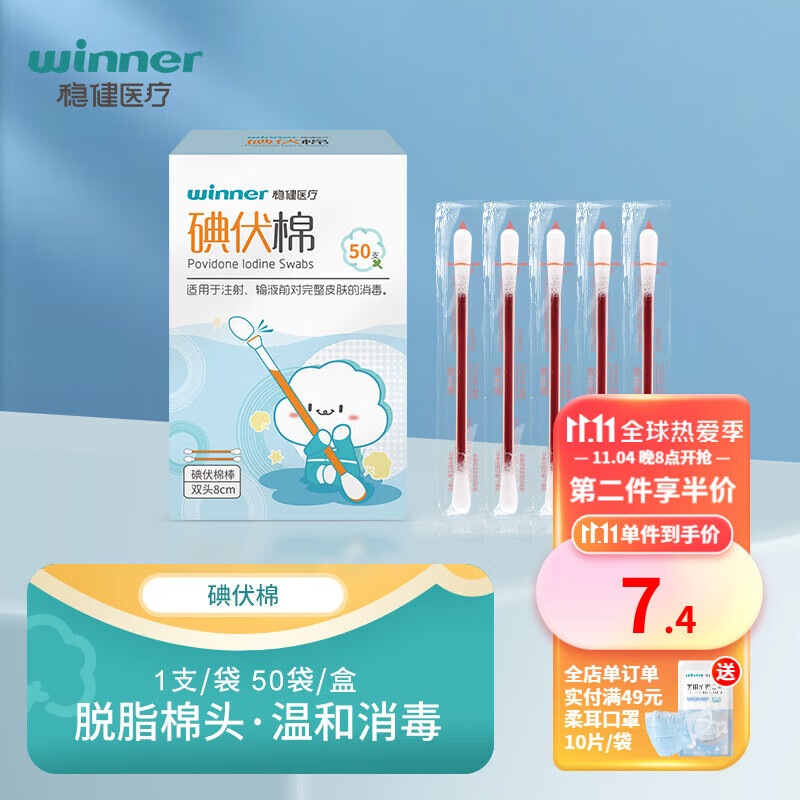 稳健品牌碘伏棉签:家庭护理利器的价格走势和销量分析