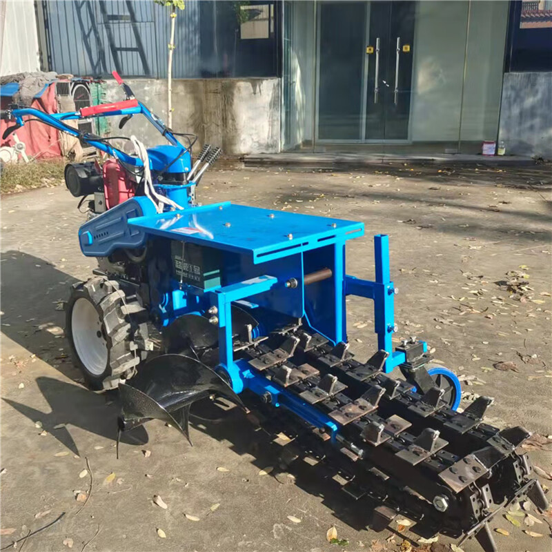 开沟机小型埋管开槽机埋线缆挖沟农业工程挖槽机农田排水 双链条30