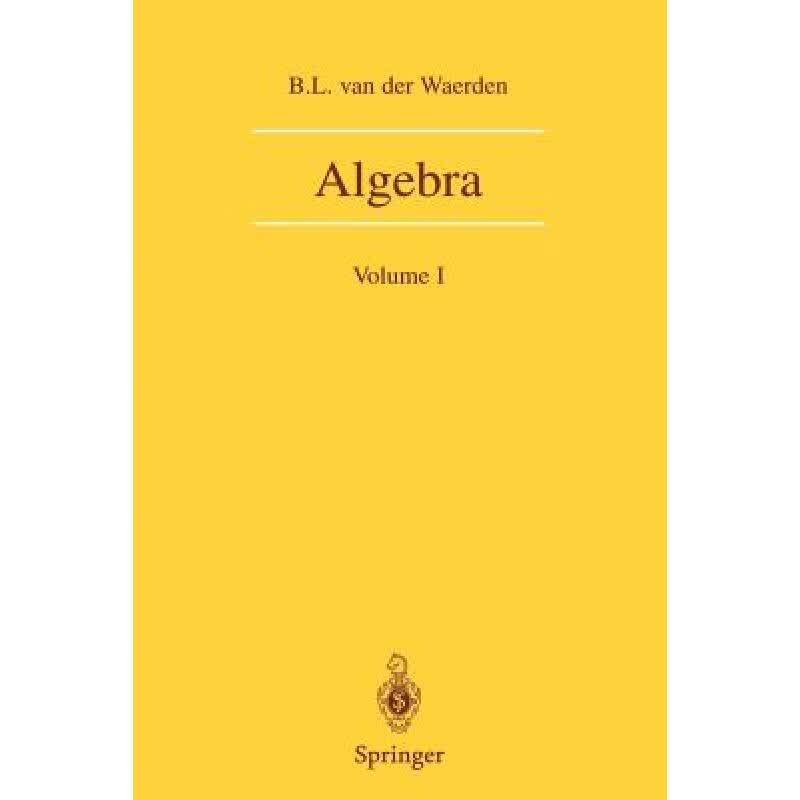 预订 Algebra : Volume I