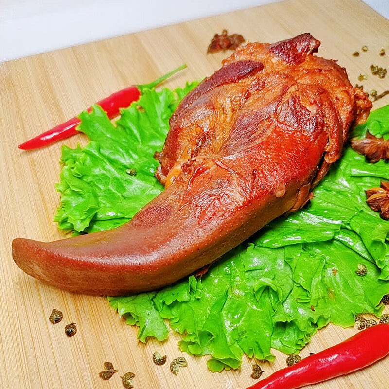 笨做熏酱猪舌头正宗东北熏酱熟食下酒菜即食五香卤味烟熏传统熏猪口条