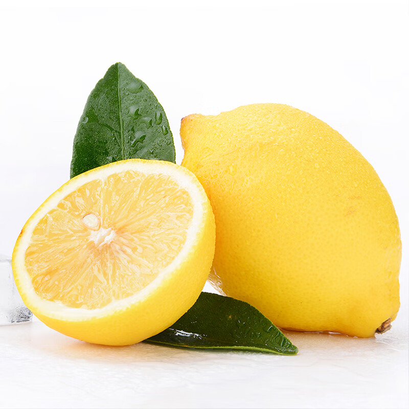 果迎鲜 黄柠檬 12颗 新鲜水果 四川柠檬 生鲜 单果50-80g