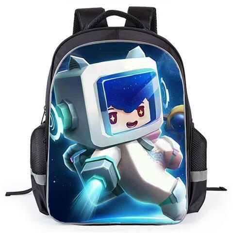 吉洛巧迷你世界书包生1-2-3-45年级花小楼大容量男孩 迷你世界01小号