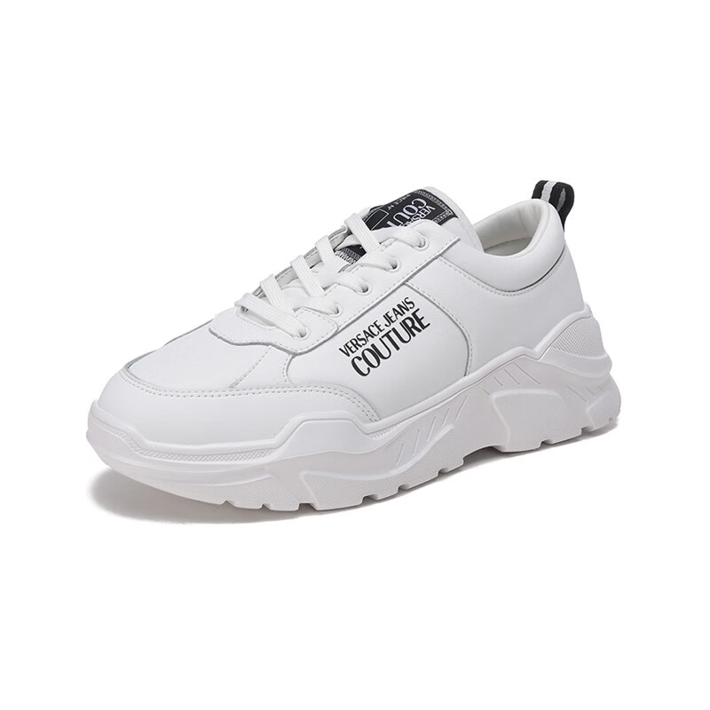 versace jeans couture范思哲 男士厚底休闲运动鞋 72ya3sc1 zp093