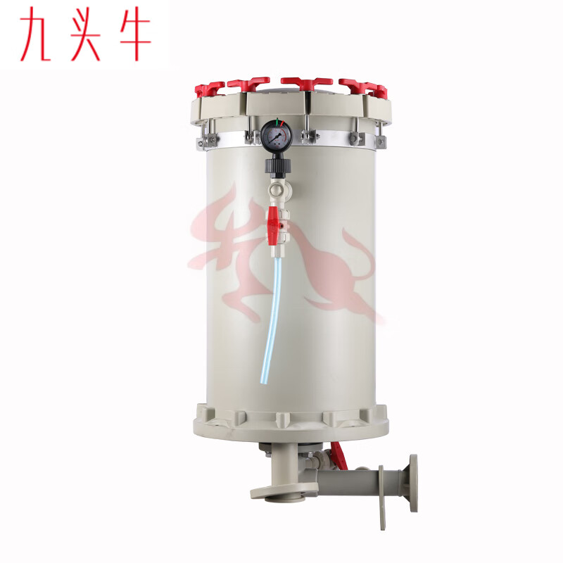 电镀过滤机桶耐酸碱工业滤芯过滤器精密pp塑料滤袋式滤筒上节配件 10
