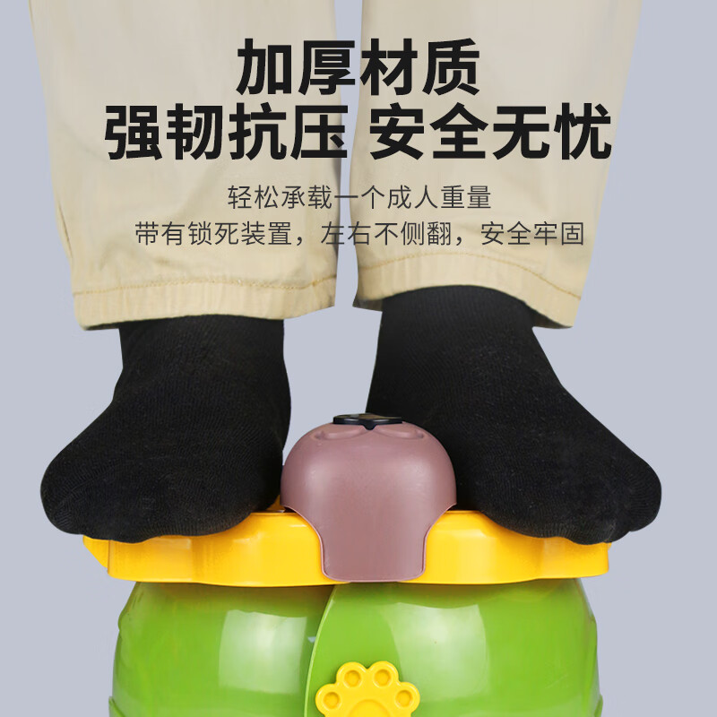 宝润丝(PIERIDES)儿童外出折叠马桶便携式小孩尿壶香蕉狮子男女宝宝旅行坐便器 雨林绿 马桶+1个收纳袋 20个清洁袋