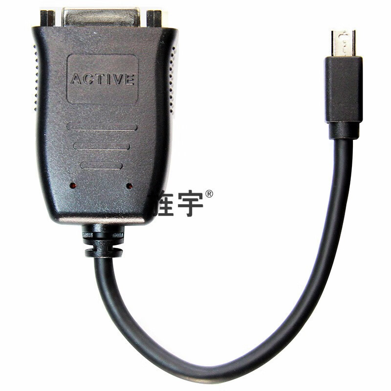 旌宇多屏显卡 六屏 6miniDP 转接线可转 HDMI/DVI/VGA 多种接口 直播炒股监控投影 单独采购线材6条套装 含主动式DVI 输出