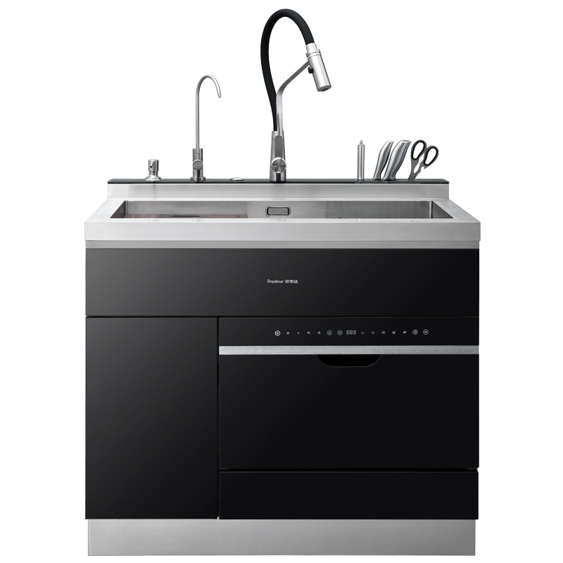 荣事达（Royalstar）X1集成水槽洗碗机一体式嵌入式保洁柜304不锈钢消毒烘干全自动 洗碗机-尊享款