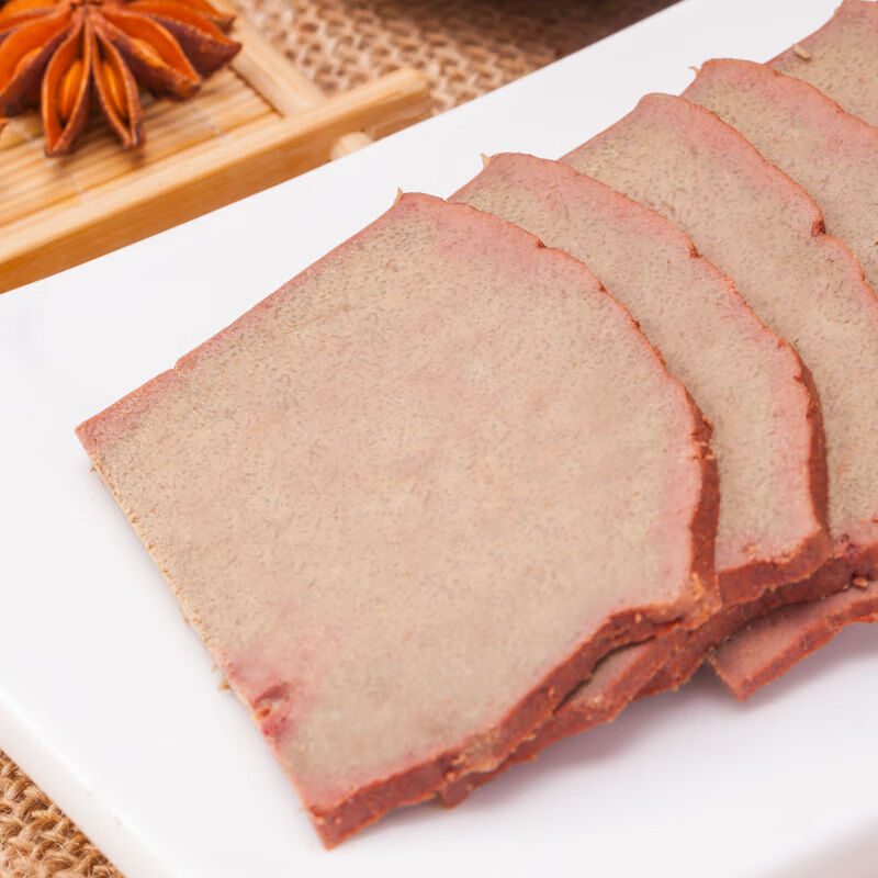 新食道五香卤牛肝下饭酱卤熟食即食黄牛牛杂真空包装牛肝