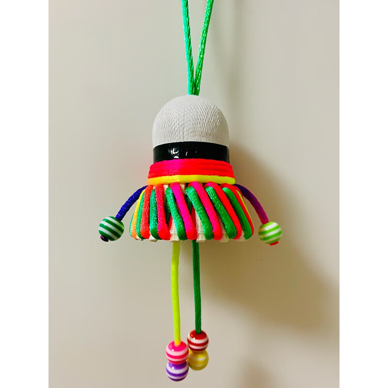 饷亨羽毛球挂件羽毛球钥匙扣羽毛球挂件饰品手工编织创意可爱团购活动