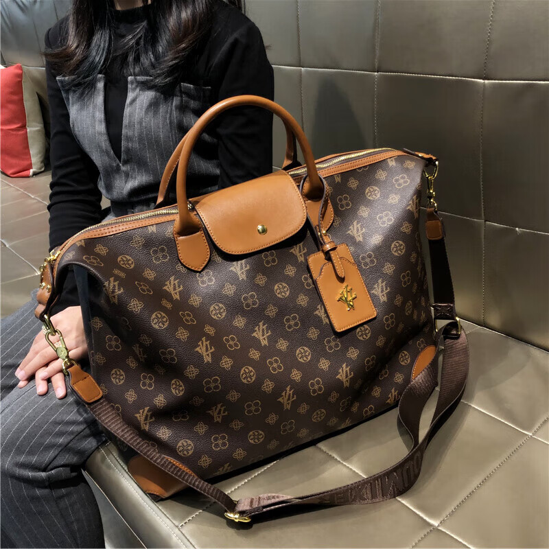 真皮包包女包女友包包女大容量新款手提托头层牛皮 旗舰款包 咖啡棕