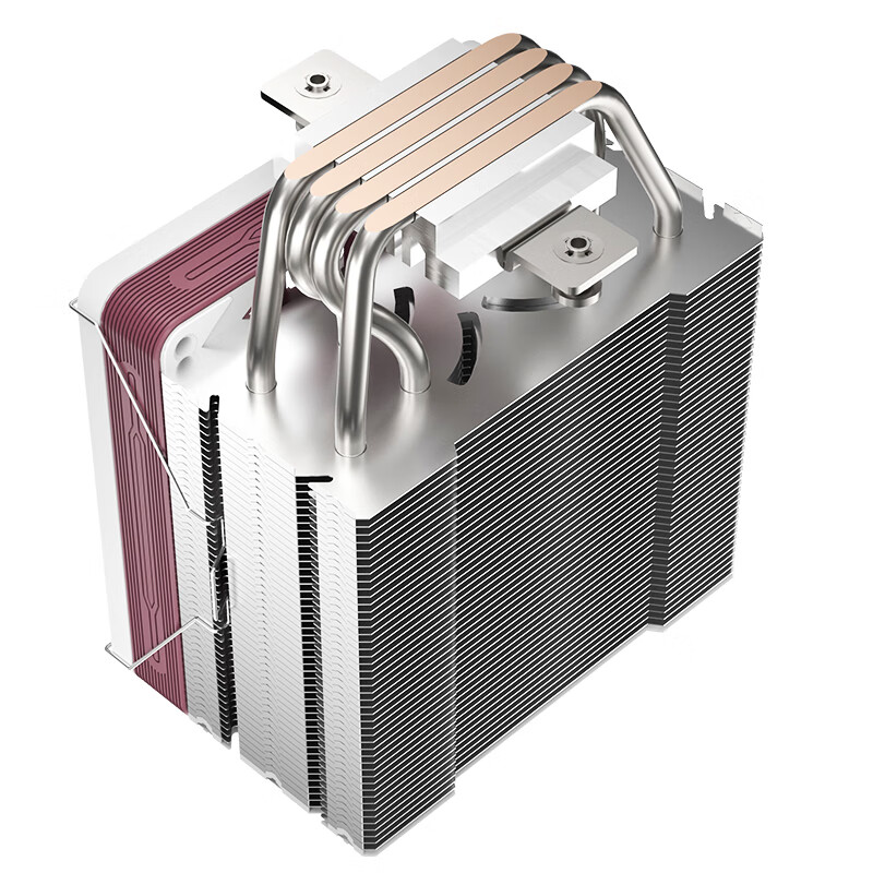 爱国者aigo银河dx400cpu风冷散热器逆重力热管4热管12cm双色注塑风扇