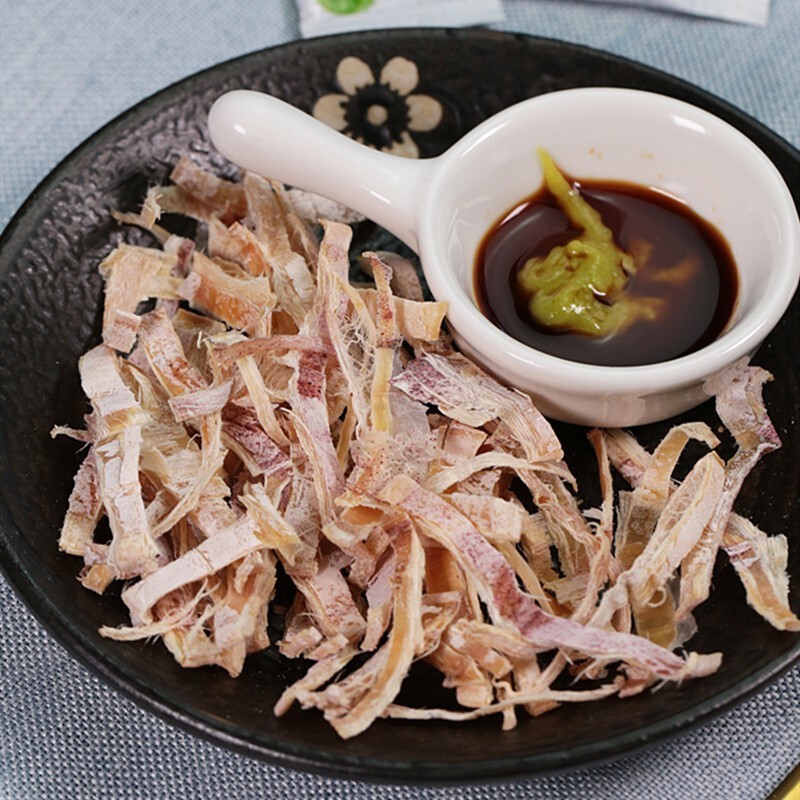 烧烤芥末鱿鱼干*3罐【共120克】配芥末酱油