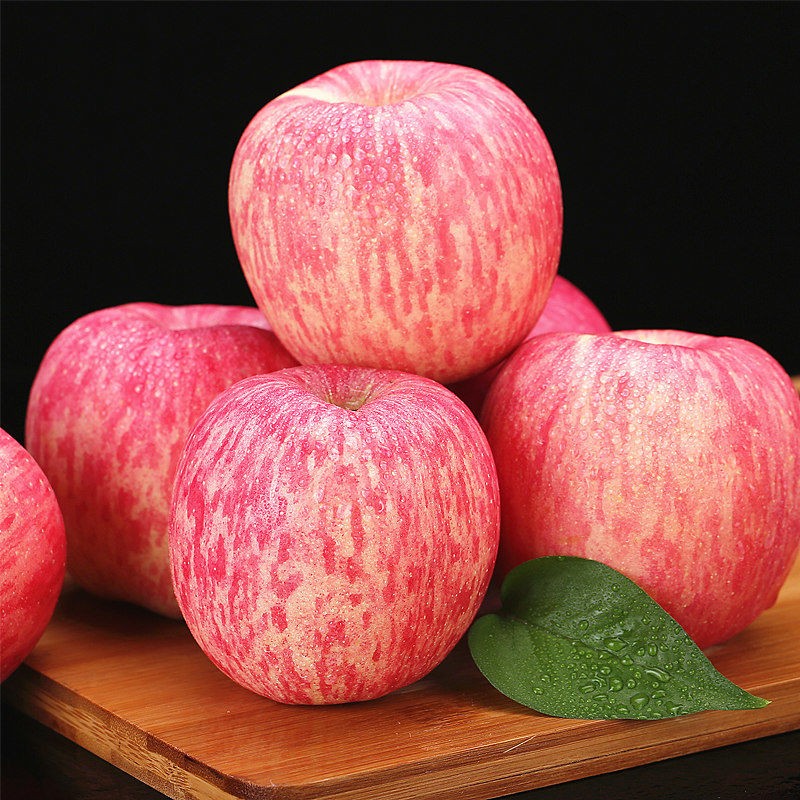 （一亩良果）精选大果冰糖心红富士苹果新鲜水果现摘现发精品冰糖心苹果 3斤实惠装