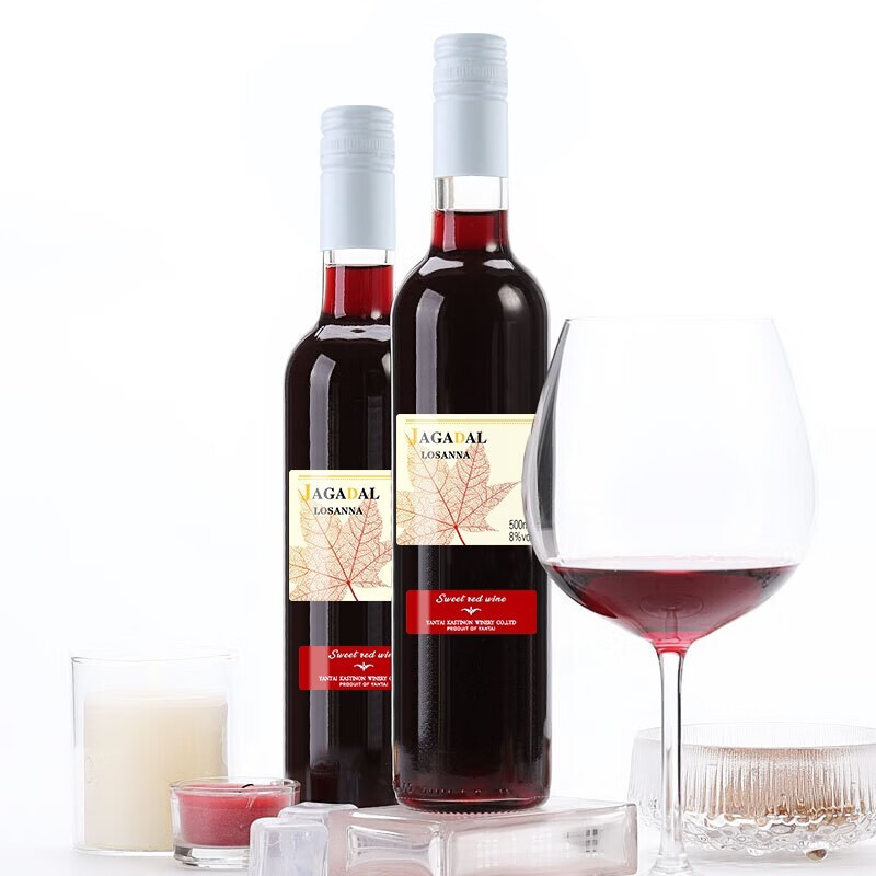 【到手六支】法国原酒加达尔庄园 洛仙娜8度甜红 葡萄酒500ml6支 整箱装主图4